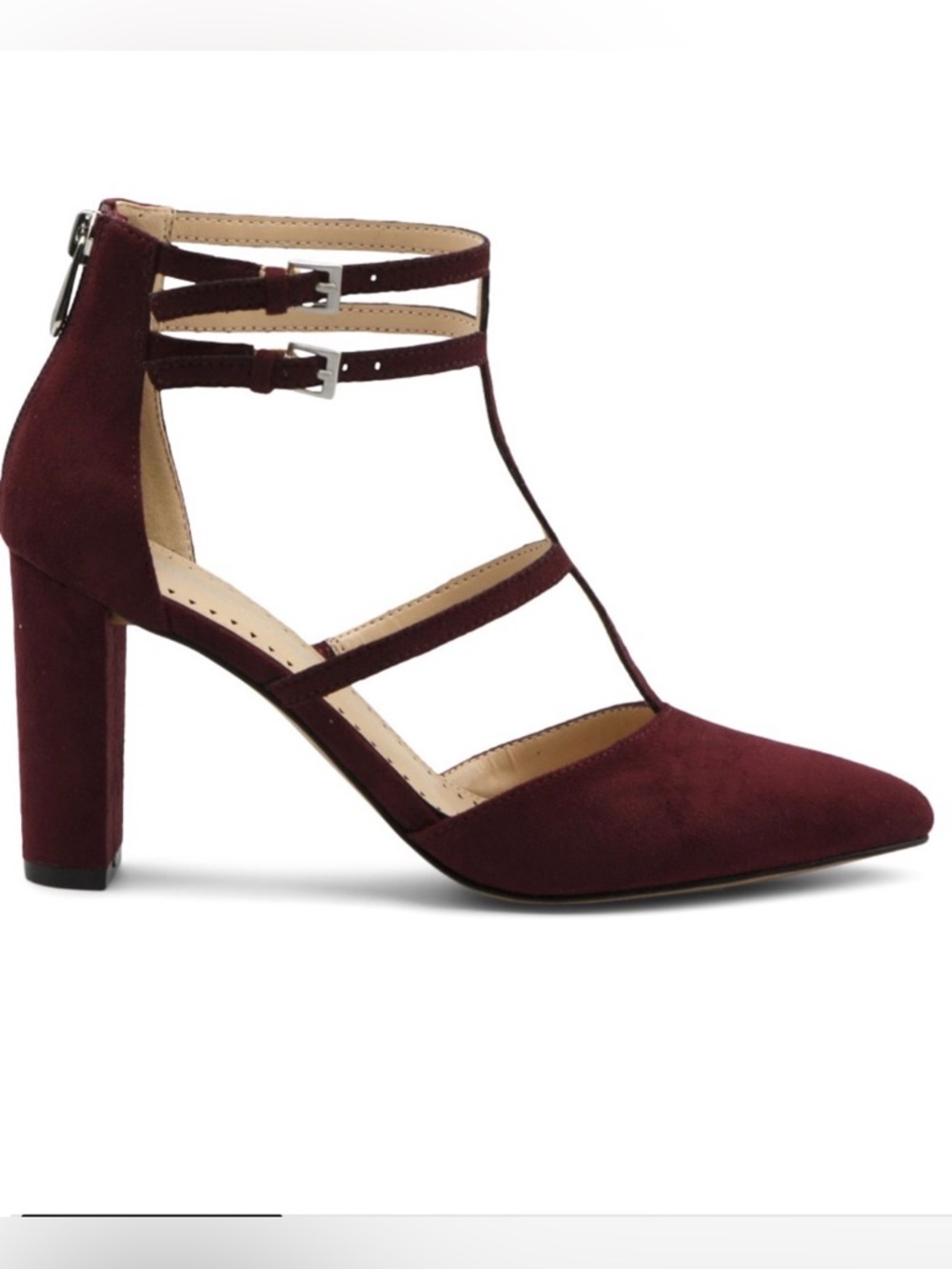 Adrienne Vittadini Nocerna T-Strap Pointed Toe Pump